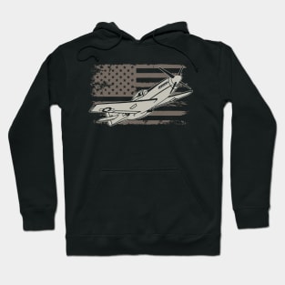 P-51 Mustang American Fighter Plane Hoodie